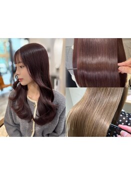 《阪急梅田駅徒歩3分》【滑らかな手触り×扱いやすいヘア】が好評◎[ご新規]髪質改善フルコース\15,000～♪