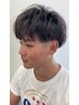 メンズカット+シャンプー+シェービング（眉シェービング込み）　　￥4,300
