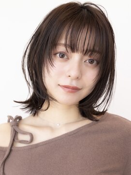 ドットハリス(.Hallis) レイヤーボブ/レイヤーカット/くびれレイヤー/韓国風ヘア