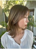 レイヤーカット/ハイトーン/ハイレイヤー/40代/50代