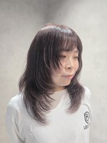 エンクス(enx)&nbsp;ミディアムヘア/暗めカラー/グランマッシュ/鶴ヶ峰AW101