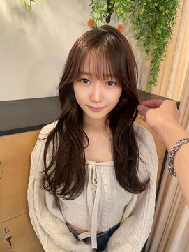 ココロヘアー ウィル 半田山店(Cocolo hair Will) 顔まわりレイヤー×やわらかブラウンカラー