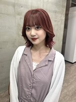 バド(bado)&nbsp;ボルドーカラー/透明感カラー／レイヤーカット／髪質改善/本町