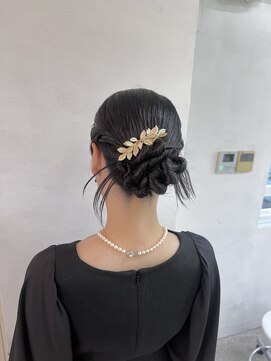 ヘアー アレス(hair ales) カチモリヘア 結婚式セット ヘアセット ヘアアレンジ