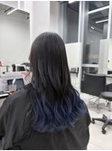 ブリーチインナーバレイヤージュグラデーションカラー夕貴