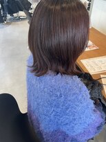 ヘアーエスクールエミュ(hair S. COEUR emu)&nbsp;ガーネットピンクブラウン