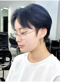 センターパート/ジェンダーレス/ハンサムショート