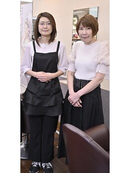星川美容室 八木橋店の写真/《八木橋百貨店３Ｆ》女性スタッフが多いサロンなので、安心してご来店ください♪