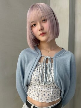 ネハス 名古屋栄店(nehus.) ブリーチ/クラゲヘアー/小顔に見せるヘア/ココアベージュ