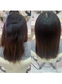 髪質改善ストレート