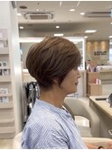 ワンホンレイヤー/ミルクティーブロンド/ダークブルー/平塚駅