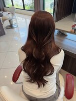 アース 長久手店(HAIR & MAKE EARTH)&nbsp;上品な艶ブラウン × 韓国風レイヤー