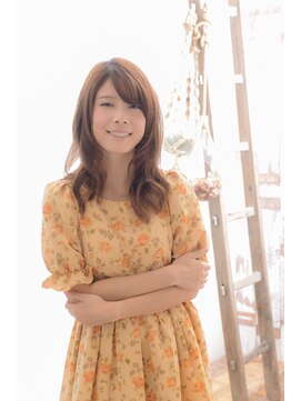 ペスカ 那覇新都心店(pesca) *pesca*小顔ふわミディメルティカラー抜け感スタイル