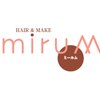 ヘアーアンドメイク ミールム(miruM)のお店ロゴ