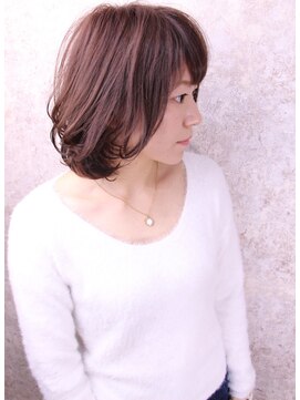 キャアリー(Caary) 福山市 美容院 口コミで大人気ピンクベージュ Caary♪