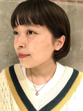 ハマモト 可愛さのあるボブスタイル