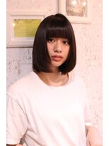 ロンド レグリーズ 立川(Lond leglise)&nbsp;【槌矢圭悟】ぱつんとボブ/切りっぱなしボブ/ダークトーン