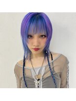 クク(QUQU)&nbsp;ショートウルフ×デザインエクステ