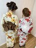 【女性限定】浴衣の着付けのみ 3500円