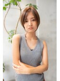 大人かわいい前下がりショートボブ/小顔/20代30代
