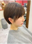 耳かけしてもかわいい◎コンパクトショート×ショコラベージュ