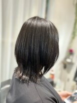 ツムグ 代官山店(TUMUGU)&nbsp;30代40代50代大人可愛い外ハネボブ黒髪白髪ぼかし◎代官山