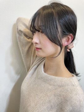 イオエ(ioe) 前髪/アンブレラカラー/こなれミディ/イメチェン/ウェーブパーマ