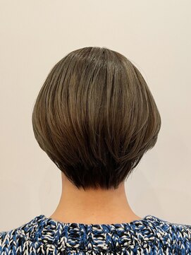 ソーエン ヘアー ブルーム 札幌駅前店(soen hair bloom by HEADLIGHT) オリーブベージュ×丸みショート_SP20210313_2