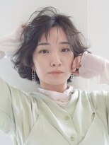 ソイクフ 四条大宮店(SOY-KUFU)&nbsp;大人可愛い◎20代30代40代前髪パーマ黒髪グレーベージュ