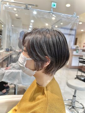 アッシュ 大泉学園店(Ash) 透明感カラー×ショートボブ【Ash大泉学園 横山】
