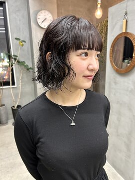 テトヘアー(teto hair) ボブウェーブパーマ くるくる スパイラル