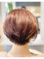 クリュウゲート 三鷹店(KURYU GATE)&nbsp;ショートボブ・レッドベージュ