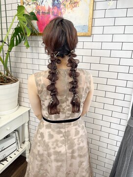 リール(THE RIRE.) ＊THE  RIRE.  結婚式お呼ばれ×ツインアレンジ＊