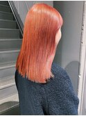 くびれヘルシースタイルサラサラ美髪オレンジ