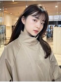 シルクレイヤーカット*ロングレイヤー*透明感地毛風カラー