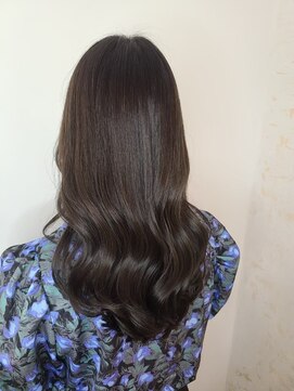 ジーナ 船橋(Zina) 髪質改善*ロングレイヤーグレーベージュ*美髪【Zina船橋】