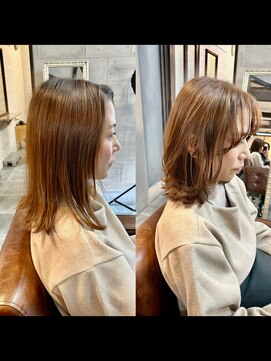 ルアウ 岡本店(LUAU) ぺたんこ改善カット/レイヤーボブ