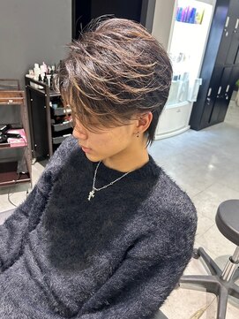 メンズサロン キング 梅田店(Men’s salon K!ng) 波巻きツイストスパイラルパーマ/フェザーパーマ/眉毛/メンズ