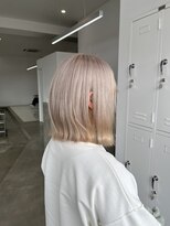 ノートエートル 西金沢(Nought etre)&nbsp;ホワイトベージュカラー10代20代bobハイトーン