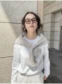 30代40代デジタルパーマウルフカットショートミニボブセミロング
