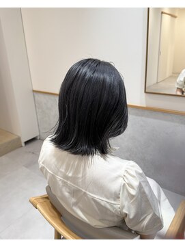 レンジヘアー(lange hair) blue black