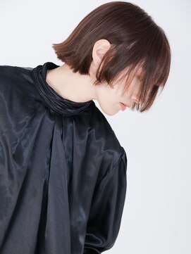 インデックスヘアー 錦糸町店(in'dex hair) イメチェン切りっぱなしボブ前髪なしこなれミディ20代30代錦糸町