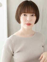 カバーヘアアンドスパ ブリス 浦和(COVER HAIR&SPA bliss)&nbsp;ぱっつん前髪顔周りレイヤーマッシュルームヘアY浦和30代40代!