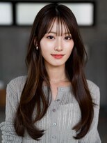 エインアンリー 明治神宮前(AIN.ANLY.)&nbsp;☆くびれヘアプリコットオレンジハイライトカラーレイヤーカット