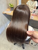 リタ 枚方(Rita) 冬◎髪質改善縮毛矯正で抜け感ロング×ベージュ