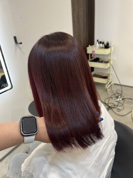 クオン 伊勢崎(QUON.) ブリーチなし暖色カラー