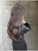 アイスグレージュ♪髪質改善カラー