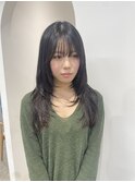 黒髪/オリーブグレー/小顔/ココアベージュ/クラゲヘアー/千葉