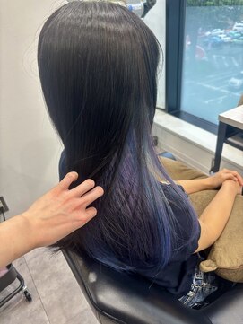 ファースト 郡山店(first) 寒色系インナーカラー