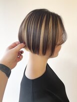 モリオフロムロンドン 松戸店(Morio from London)&nbsp;【松戸　松田】アンブレラカラーミルクティーベージュミニボブ